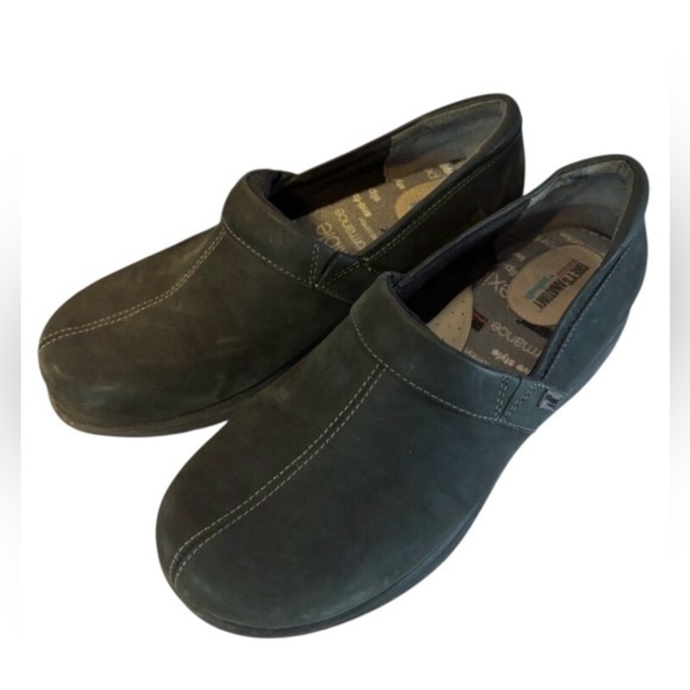 Grey’s Anatomy by Softwalk Black Slip On Loafers Work Office Casual Size 9W